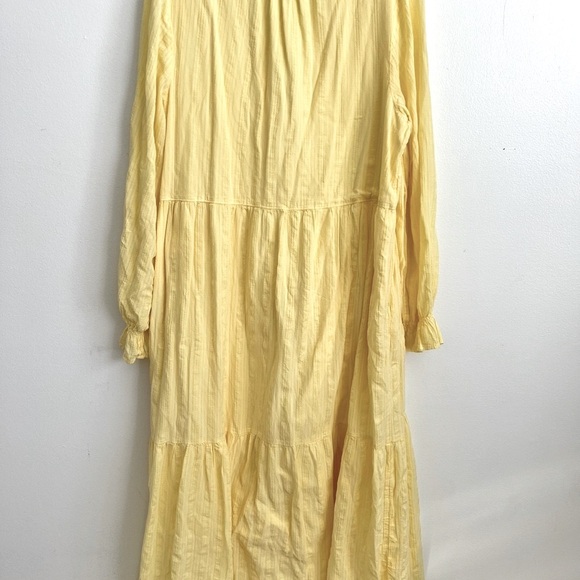 Able Jane Maxi Dress Granny Prairie 3/4 Sleeve Pockets Tiered Cottagecore Lined - Picture 6 of 12